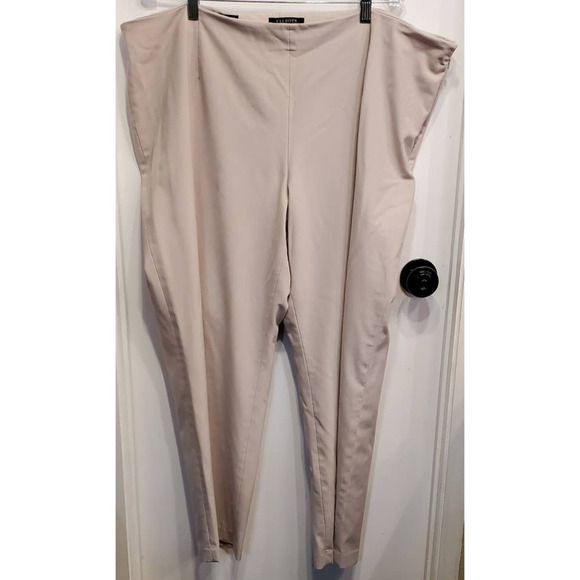 Talbots Pants - TALBOTS Women's Classic Side Zip Slim Tan Pants Dress Slacks Size 22W